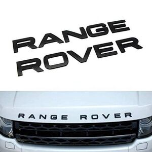 Matte Black RANGE ROVER Evoke Hood/Tailgate SELF-ADHESIVE 3D Emblem LETTERS